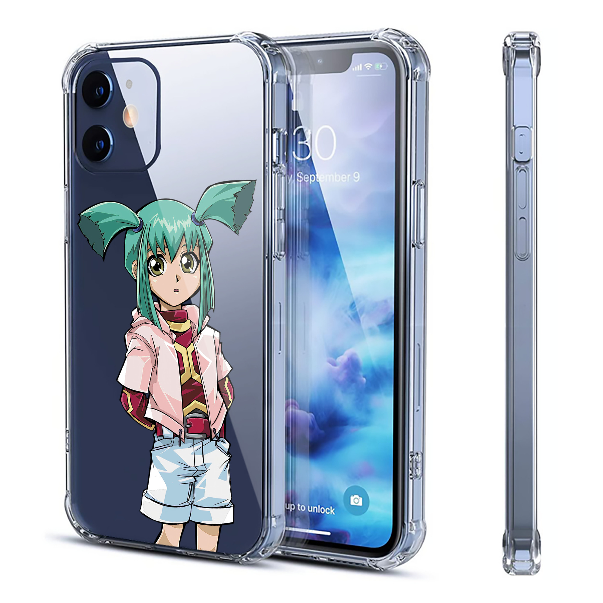 （画像用） 遊☆戯☆王 Yu-Gi-Oh! 【iPhone 12シリーズ対応】透明スマホケース（クリアソフトケース）